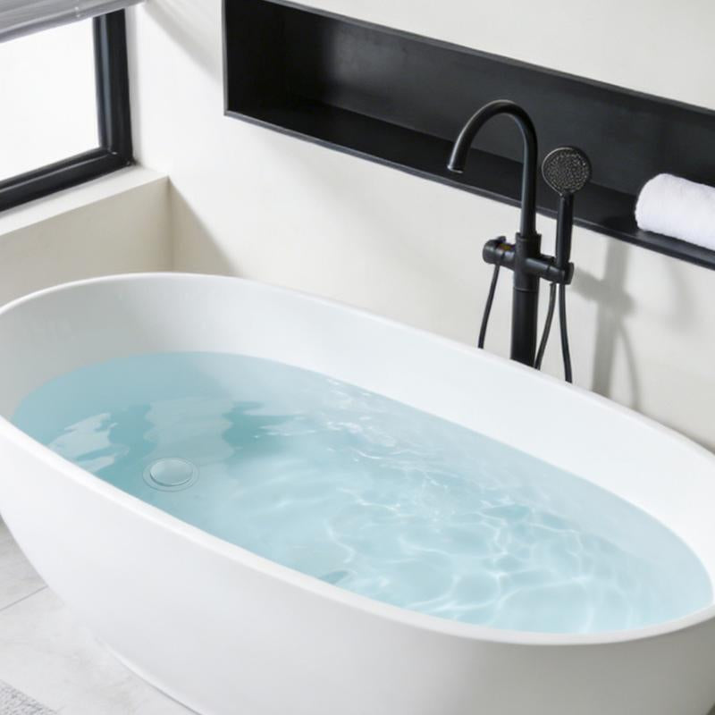 Hibbent Bathtub Drain Stopper, Bathroom Drain Stopper with Hair Catcher, Bath Tub Drain Strainer Plug and Cover