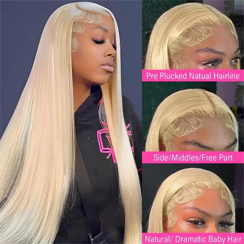 Transform Your Look with the Hot Star 613 Blonde 13X6 Lace Front Wig - Pre Plucked, HD Transparent Lace, and Gorgeous Waves!