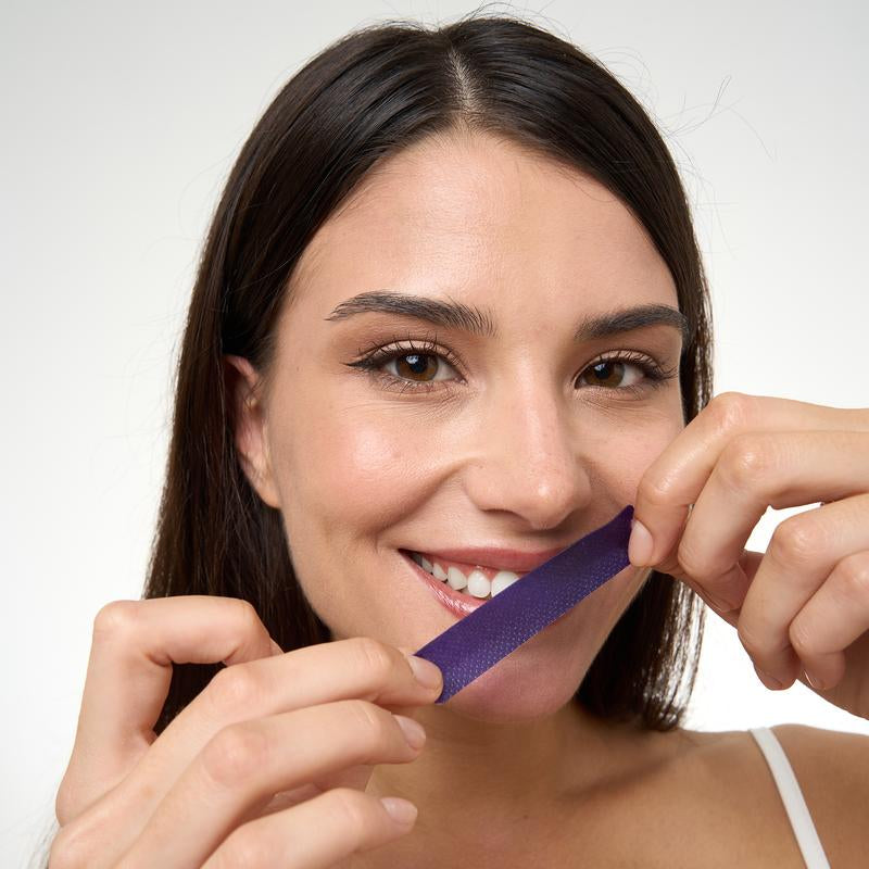 DRDENT Purple Teeth Whitening Strips - 21 Sessions of Enamel-Safe, Non-Sensitive, Peroxide-Free Whitening!