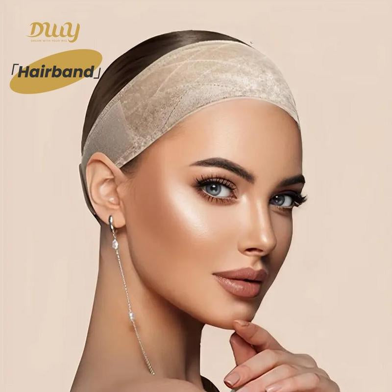 DWY C Adjustable Elastic Nude Wig Grip Band Hair Band for Woman