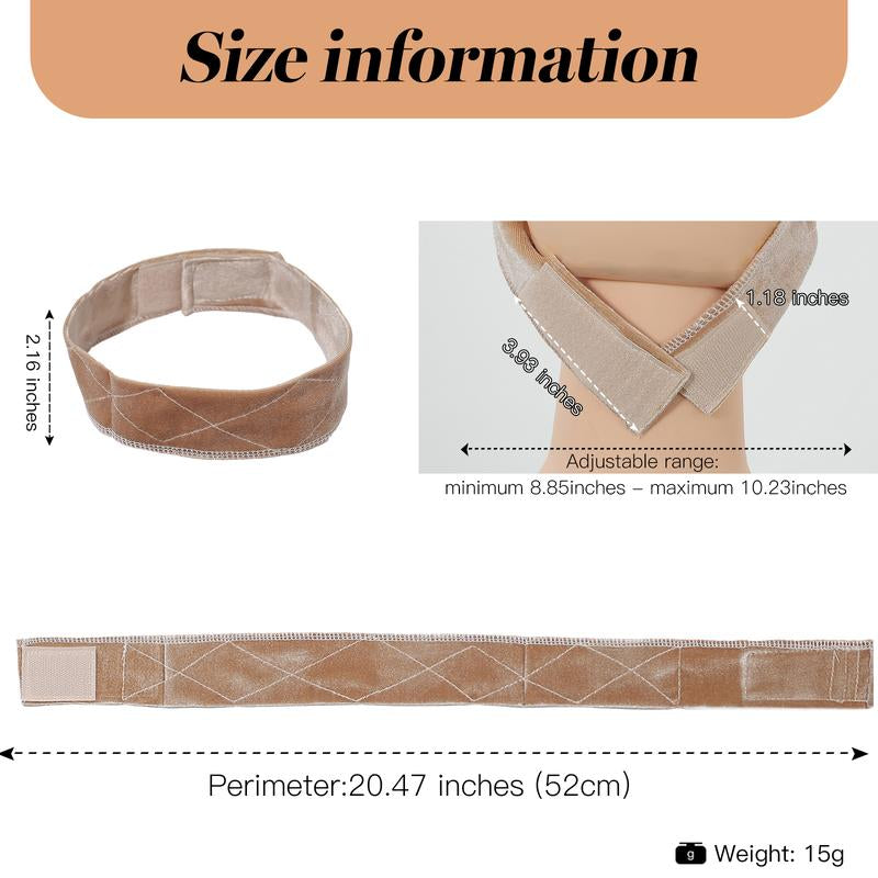 DWY C Adjustable Elastic Nude Wig Grip Band Hair Band for Woman