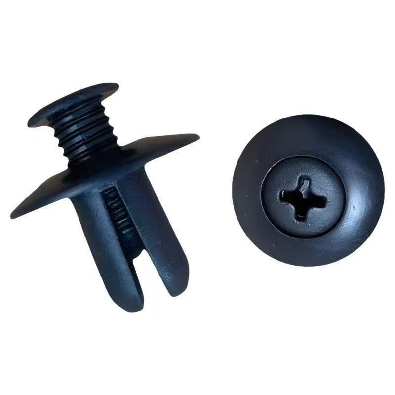 HE26 100-Piece Universal Automotive Expansion Screw Clip Set, Suitable for Mudguards, Fenders, Door Panels, and Other Car Components. Includes Models C05, C20, C32, B01, D02, and A16. Car Accessories.