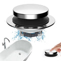 Hibbent Bathtub Drain Stopper, Bathroom Drain Stopper with Hair Catcher, Bath Tub Drain Strainer Plug and Cover